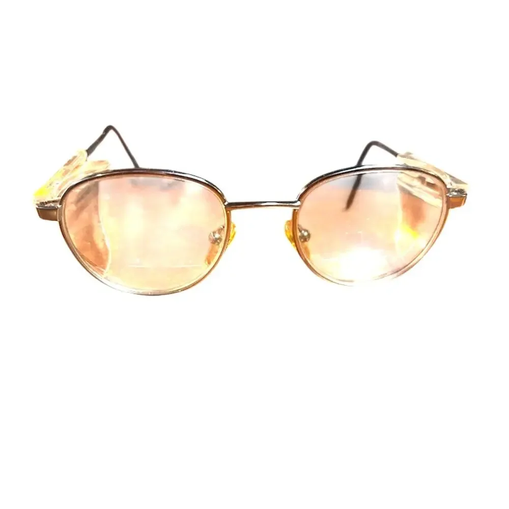 Vintage On-Guard Safety Eye Glasses Aviator w/ Side Shields OG Z87 097 140